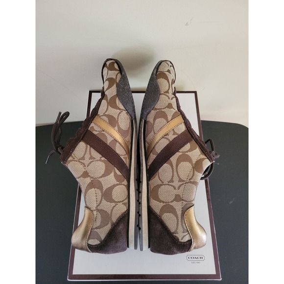 Coach signature canvas shoes size 9 - Picture 11 of 12